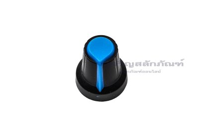 [E] ลูกบิดวอลลุ่ม สีดำ-น้ำเงิน AG2
